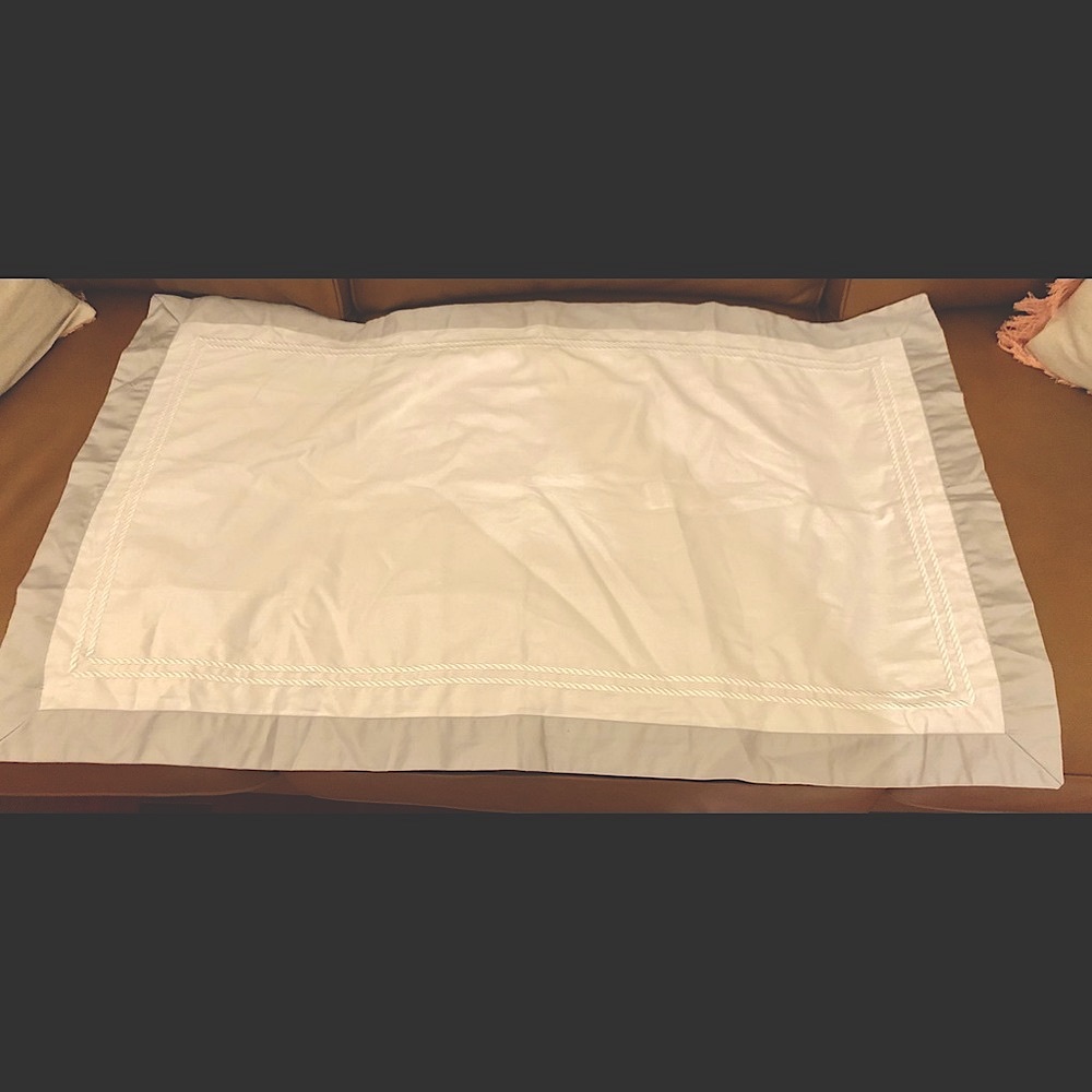 Southern Tide two tone King Sham